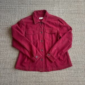 🍒 Coldwater Creek Denim-Style Jacket — Size PL